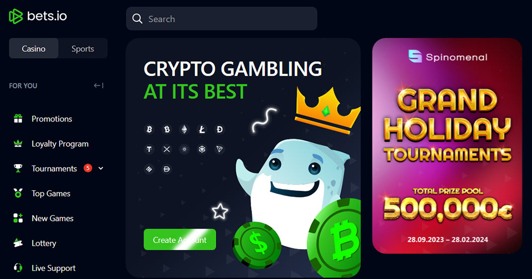 A crypto crash game like bustabit or roobet
